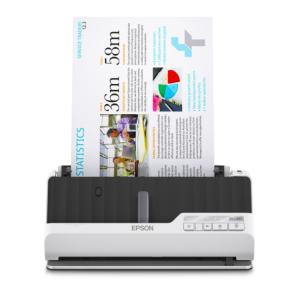 Epson WorkForce DS-C490 스마트 콤팩트 명함 여권 낱장 급지 원 패스 양면 컬러 스캐