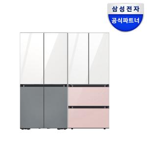 혜택가358만원대 삼성전자 비스포크 키친핏 냉장고 김치냉장고 세트 RF60DB9KF2AP+RQ4