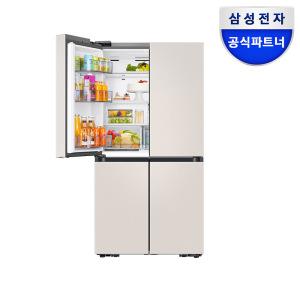 [혜택가151만원대]삼성전자 비스포크 4도어 냉장고 RF90DG90124E 905L 대용량 매트 크