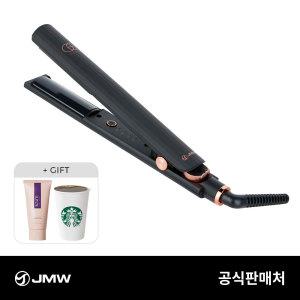 JMW 오브제 프리미엄 WS5001RA 전문가용 무빙쿠션 라운드 볼륨 고데기 프리볼트 열판잠금+로아띠컬크림미니