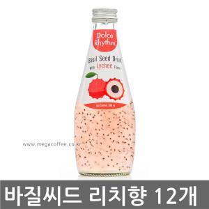 돌체리듬 바질씨드 드링크 리치향 290ml 12개세트