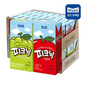 [매일유업]피크닉 사과/청포도 200ml 24팩 