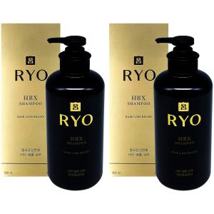 려 명품 HBX 탈모증상완화 앰플 샴푸 500ml + 500ml 남자탈모샴푸