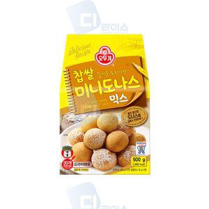 찹쌀 미니도나스믹스 500g 미니도나스 치즈볼 도너츠 찹쌀도나스 홈베이킹