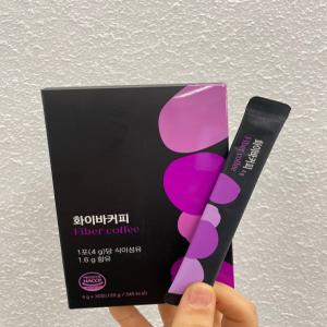 아침 공복 숙변제거 식이섬유 아메리카노맛 대용량 푸룬 화이바 커피 4박스