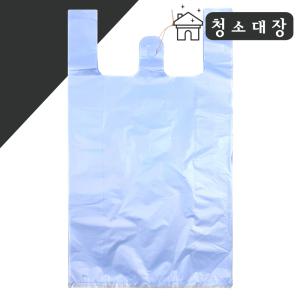 청소대장 50L 손잡이 이불봉투 100장 쓰레기 빨래 대형 재활용 분리수거 봉지 비닐 봉투