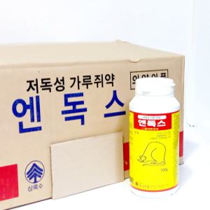 고산당 엔독스500g 1박스30개 쥐약 살서제 퇴치제 모든쥐살충  가루분말형태 쿠마테트라릴0.75% 저독성