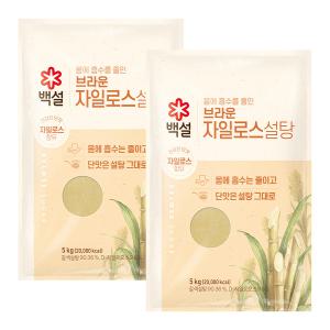 CJ제일제당 백설 브라운 자일로스 설탕 5kg 2개