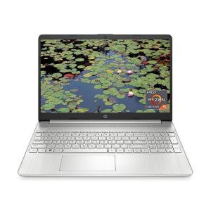 HP 15인치 노트북 HD 디스플레이 AMD 라이젠 5 5500U 8GB RAM 256GB SSD 라데온 그래픽 윈도우 11 홈 15-ef