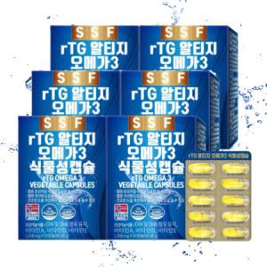 순수식품 rTG 알티지 오메가3 1000mg x 60캡슐 6박스_MC