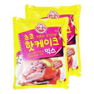 오뚜기 쵸코 핫케이크 믹스 1KG 2개 핫케익 간식 초코_MC