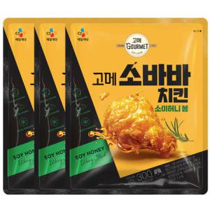 고메 소바바 치킨 소이허니 봉 300G X 3개 안주 간식