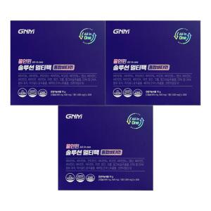 GNM자연의품격 올인원 솔루션 멀티팩 종합비타민 2400mg x 30포 3개 / 써클