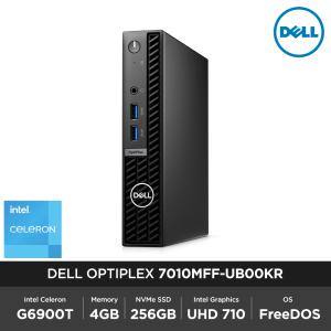 DELL 옵티플렉스 7010MFF-UB00KR G6900T 4GB 256GB FD 사무용 업무용 데스크탑