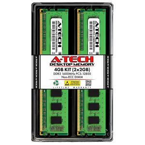 A-TECH 5823161688 A-Tech 4GB (2x2GB) DDR3 1600MHz UDIMM PC3-12800 CL11 DIMM 데스크탑 RAM 메모리 모듈