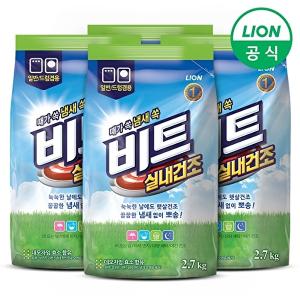 [비트]비트 실내건조 가루세제 2.7kg x 4개