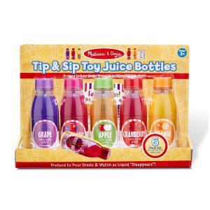 Melissa & Doug - Tip & Sip Toy Juice Bottles 9466(AB-EN-MD9466),멜리사앤더그 쥬스 5종세트,주방놀이