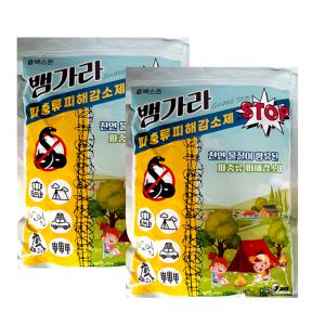 벅스존 뱀가라 1kg x 2개 뱀퇴치 기피제 파충류 붉은귀거북이 피해감소제