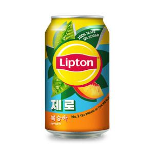 립톤 아이스티 제로 복숭아 355ml 48캔