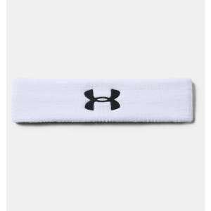 언더아머 UNDER ARMOUR 1276990-100 화이트 남성 UA 퍼포먼스 헤드밴드 땀흡수 584422