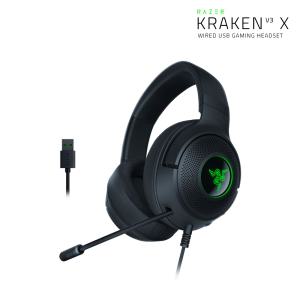 레이저코리아 크라켄 V3 엑스 Kraken V3 X 게이밍 헤드셋 (RGB크로마/7.1서라운드/285g)