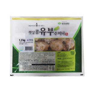 신미 고기맛 햇살 콩 유부주머니1.2kg 1개