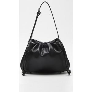 [롯데백화점]비비와이비 Balloon (S) Shoulder Bag (Jade Black)09I3210BQK-1206