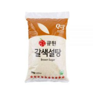 삼양사 큐원 갈색설탕 3kg x 2개