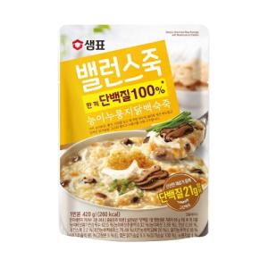 샘표 밸런스죽 능이누룽지닭백숙죽 (420G)