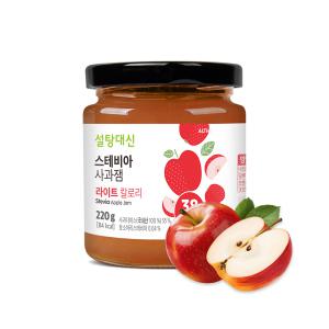 설탕대신 스테비아 사과잼 220g, 국내산사과 55%