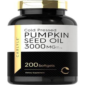 Carlyle COLD PRESSED Pumpkin Seed Oil 칼라일 콜드프레스 호박씨 오일 3000mg 200캡슐