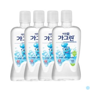 어린이 키즈 가그린 무알콜 가글 청포도 380ml 4개