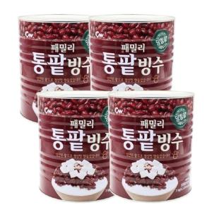 청우 패밀리 통 팥빙수 3kg 4개