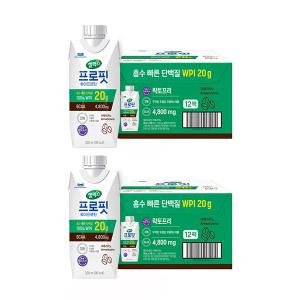 셀렉스 프로핏 웨이프로틴, 아메리카노, 330ml, 12개입, 2개