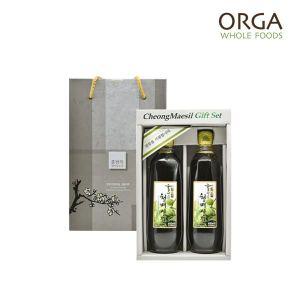 올가 ORGA 홍쌍리 청매실 선물세트 600ml x 2개입