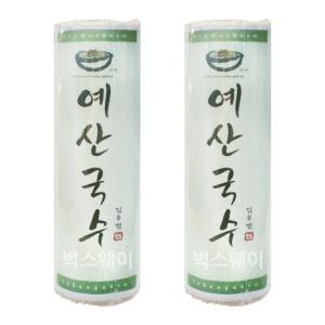 예산국수 중면 1.1kg 2개-건면 비빔국수 잔치 멸치