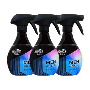 페브리즈 섬유탈취제 MEN 쿨아쿠아향 370ml 3개