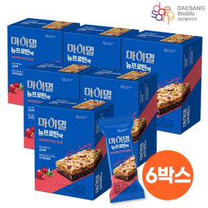 대상웰라이프 마이밀 뉴프로틴 바 (21g x 12개) x 6박스