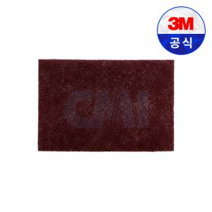 3M 스카치브라이트 전문가용 수세미 7447 핸드패드 레드(320방)