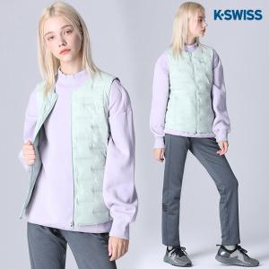 [케이스위스(K-SWISS)] 라이트 경량 덕다운 패딩 베스트