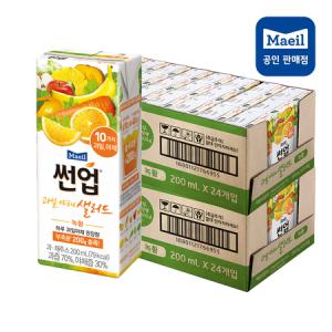 매일유업 썬업 과일야채샐러드 녹황 200ml 48팩_MC