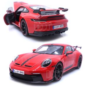 1:18 마이스토 포르쉐 911 GT3 스트라이프 레드 미니카 다이캐스트