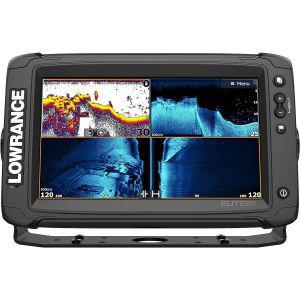 Lowrance Elite-9 Ti2-9인치 Fish Finder 액티브 이미징 3-in-1 변환기 무선 네트워킹 실시간 지도 작성 사