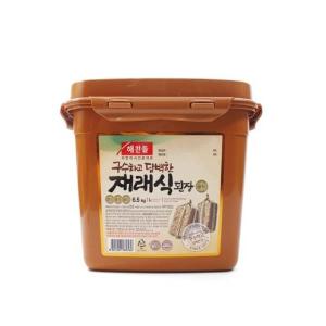 해찬들 구수하고 담백한 재래식 된장 6.5kg 1개