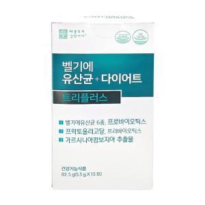 애플트리김약사네 벨기에 유산균  트리플러스 5.5g x 15포 x 1박스