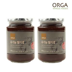 [올가] ORGA 유기농 딸기쨈(600g) x 2병