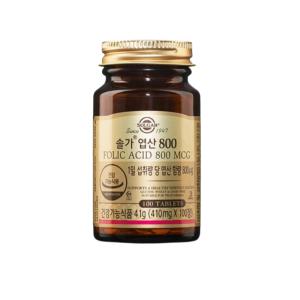 솔가 엽산 800 410mg x 100정 1병 /SJ