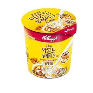 켈로그 컵 시리얼 아몬드 푸레이크 30g x 12개 후레이크 씨리얼 아침 한끼 식사_MC