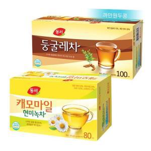 동서 둥굴레차 100T+캐모마일 현미녹차 80T