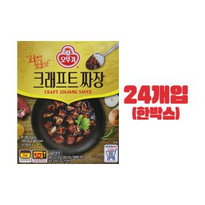 오뚜기 3분 크래프트 짜장 200g 24개